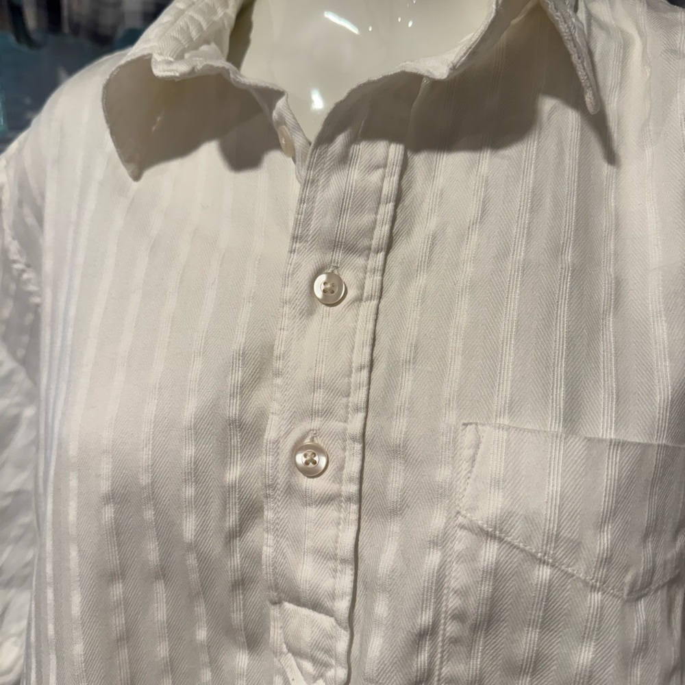 Mens Gap Classic White Men's Shirt size large - Picture 3 of 10